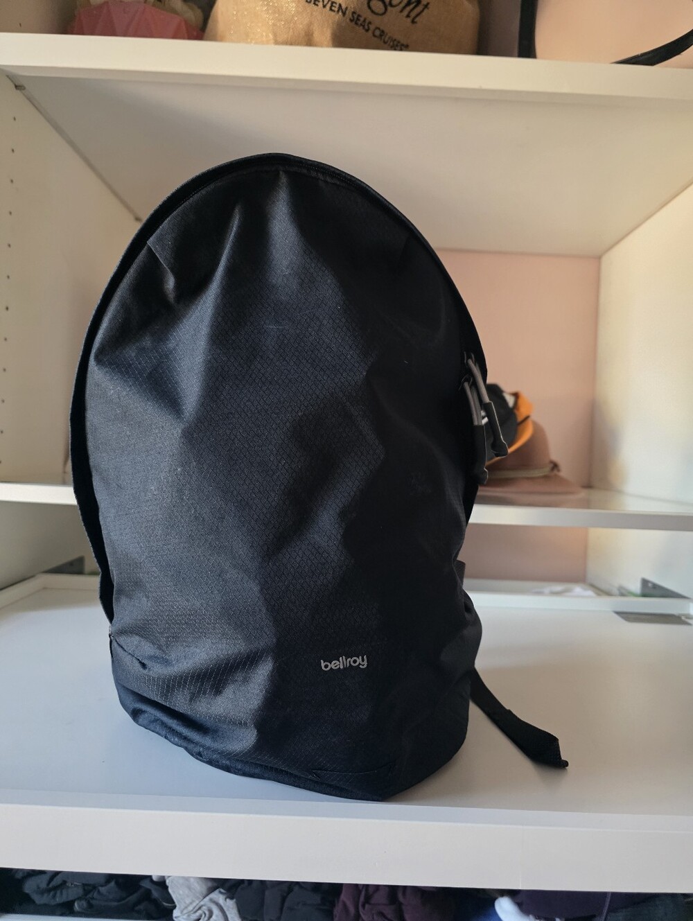 Bellroy Black Minimalist Everyday Backpack